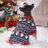 Christmas Dog Clothes Pet Dog Cat Christmas Cartoon Shirt Puppy Vest Christmas Shirt Chihuahua Poodle Plush Dog Clothes