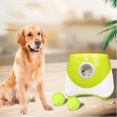 Automatic Dog Ball Launcher - Interactive Pet Toy for Fetch Training and Exercise