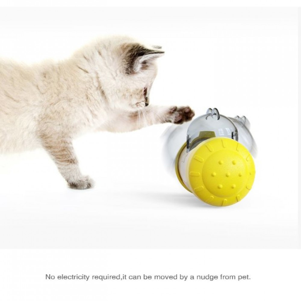 Pet Dog toy Cat toy Tumbler teasing cat swinging bear leaking ball feeding pet dog toy Pet Supplies