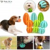 Pet Dog Puppy Chew Toy Interactive Food Treat Leaking Ball Teething Bite-Resistant Rubber Training Smart Funny Durable Tough 5cm 7cm