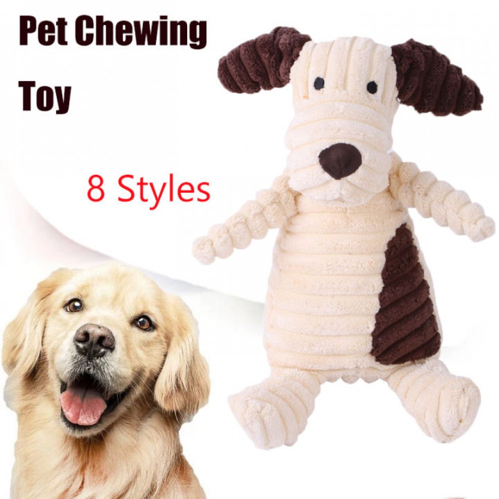 20CM Pet Chewing Toy Corduroy Soft Pet Decoration Plushie Cute Non Toxic Plush Stuffed Animal Toys for Dogs Cats Chew Toy Accessories