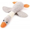 Pet Dog Goose Squeaky Stuffed Chew Toy