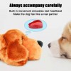 Smart Pet Snuggle Dog Heartbeat Stuffed Toy Comfortable Dogs Toy For Anxiety Relief Doggy Behavioral Training Aid