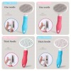 Pet Dog Cat Grooming Cleaning Brush Comb Hair Fur Shedding Tool Dog Brush Pet Comb