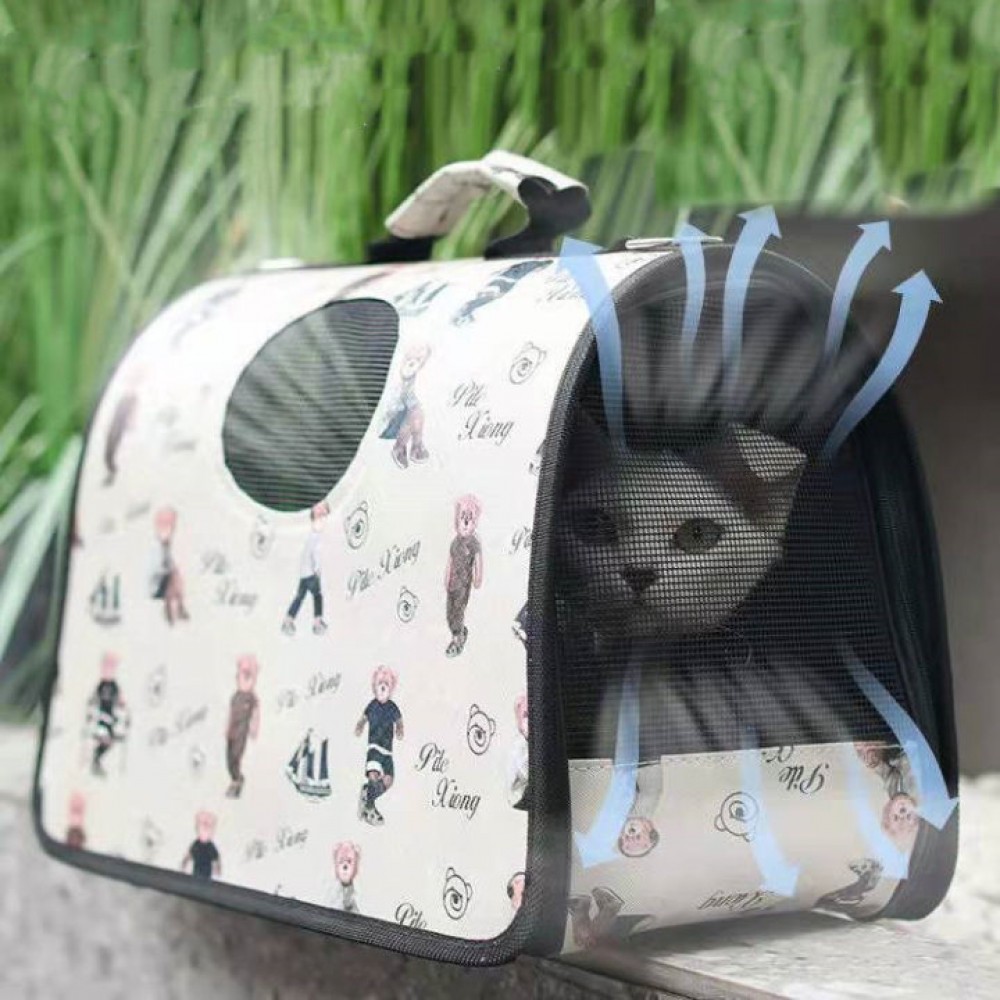 Pet Carrier Dog Cat Puppy Folding Travel Carry Bag Portable Cage Crate