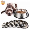 Pet Dog Cat Thick Stainless Steel Non-slip Feeding Bowl Pet Water bowl Dog Food Bowl Cat Food Bowl