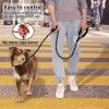 1.8M Strong Dog Leash with Padded Handle Highly Reflective Threads Dog Leashes for Medium Large Dogs Adjustable Training Pet Dog Leash