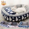 Dog Bed Pet Cat Removable Cushion Sleeping Bed Dog Bed Washable Large Dog Bed