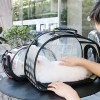 Pet Carrier bag for dog and cat Portable Transparent Bag Puppy Travel Breathable Transparent Collapsible Portable